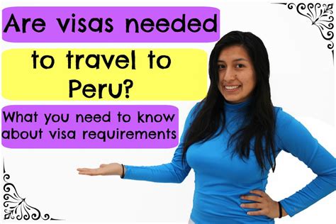 requirements to travel to peru from usa